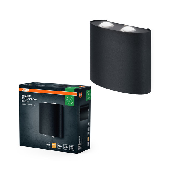 OSRAM LED Aussenleuchte ENDURA STYLE UPDOWN DECO II 11W Dark Gray Warm weiß 4099854462054