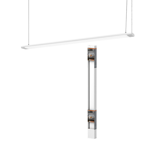 OSRAM LED Pendelleuchte Office line slab 1.2m 40W 840 DIM White Dimmbar Neutralweiss 4099854464850