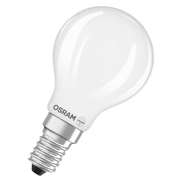 OSRAM LED Leuchtmittel LED Retrofit CLASSIC P 1W 827 Frosted E27 Warm weiß 4099854466564