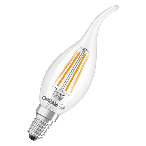 OSRAM LED Leuchtmittel LED Retrofit CLASSIC BA 3.4W 827 Clear E14 Warm weiß 4099854468810