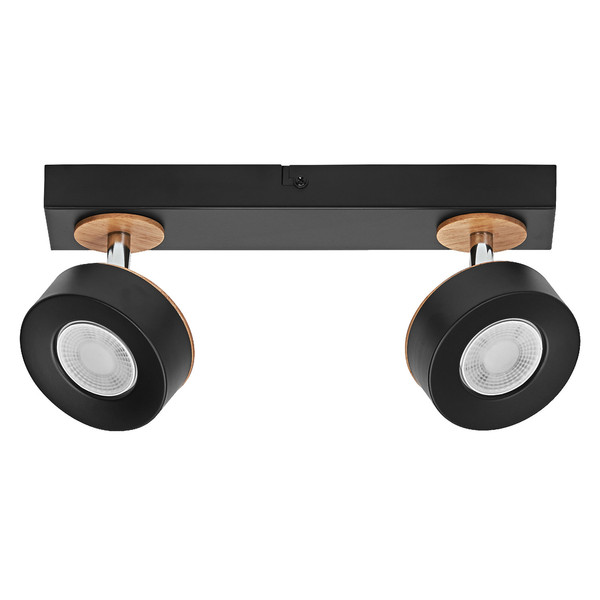 OSRAM LED Deckenleuchte DECOR SPOT PLUTO BLACK 2 Spot Warm weiß 4099854470998