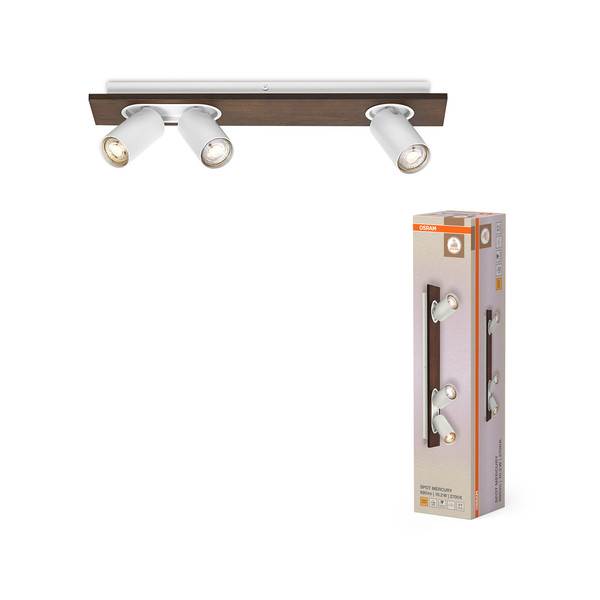 OSRAM LED Deckenleuchte DECOR SPOT MERCURY WHITE 3x3.4W 927 DIM Dimmbar Warm weiß 4099854471292
