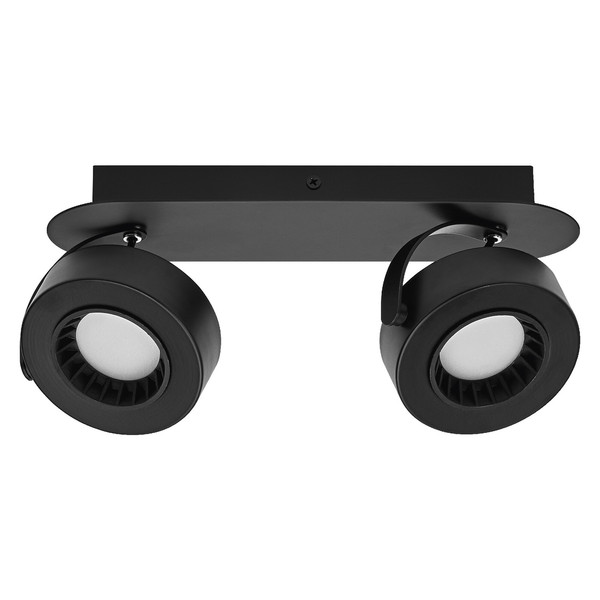 OSRAM LED Deckenleuchte DECOR SPOT VENUS BLACK 2 Spot Warm weiß 4099854471414