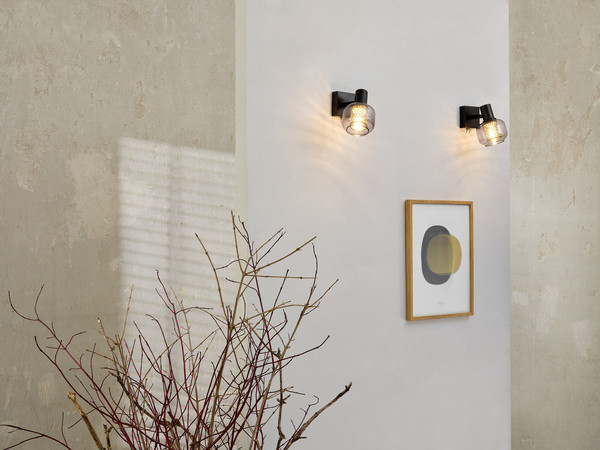 OSRAM LED Deckenleuchte DECOR SPOT FIREFLY 1X2.8W 827 E14 Black Dimmbar Warm weiß 4099854471971