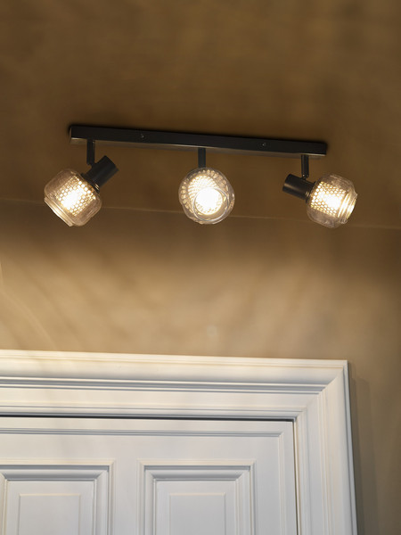 OSRAM LED Deckenleuchte DECOR SPOT FIREFLY 3X2.8W 827 E14 Black Dimmbar Warm weiß 4099854472114