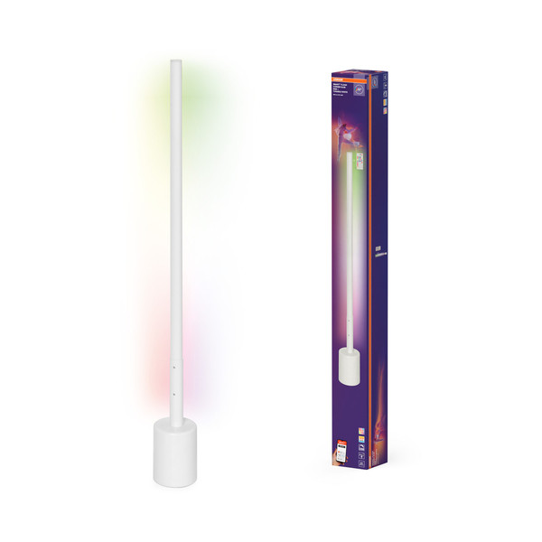 OSRAM LED Stehleuchte SMART WIFI FLOOR CORNER SLIM WITH REMOTE CONTROL White SLIM RGB + TW + RC Dimmbar Tunable White 4099854472138