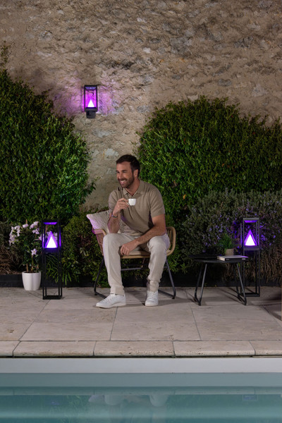 OSRAM LED Aussenleuchte Smart+ Solar Alps Pathway Multicolor 70cm RGB + W Dimmbar Warm weiß,RGB 4099854474392