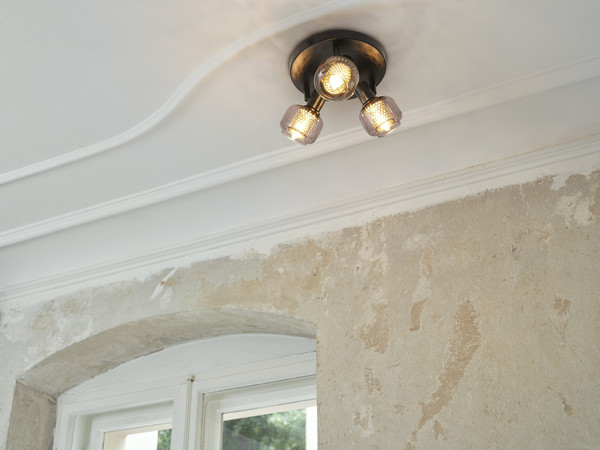 OSRAM LED Deckenleuchte DECOR SPOT FIREFLY 3X2.8W E14 Black Dimmbar Warm weiß 4099854474637