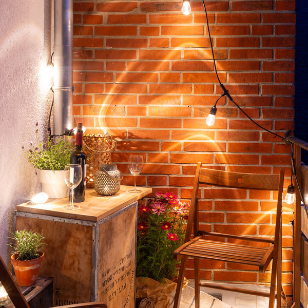 OSRAM LED Aussenleuchte Smart+ Stringlight Multicolor RGB + W Dimmbar Warm weiß,RGB 4099854474934