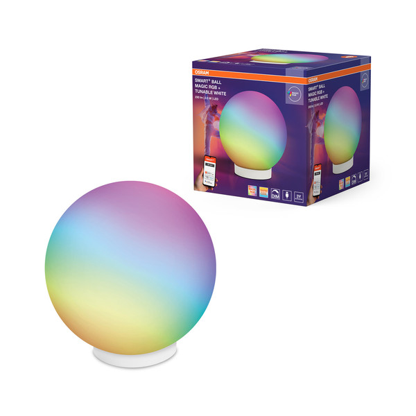 OSRAM LED Tischleuchte SMART+ BALL MAGIC RGB RGBW USB Dimmbar Tunable White,RGB 4099854475801
