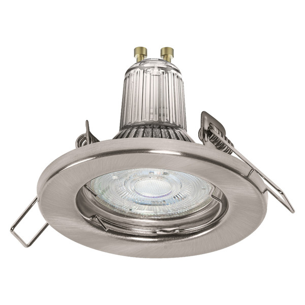 OSRAM LED Spotleuchte LED SPOT SET RECESS GU10 5x2.6W GU10 Brushed Nickel Warm weiß 4099854482762