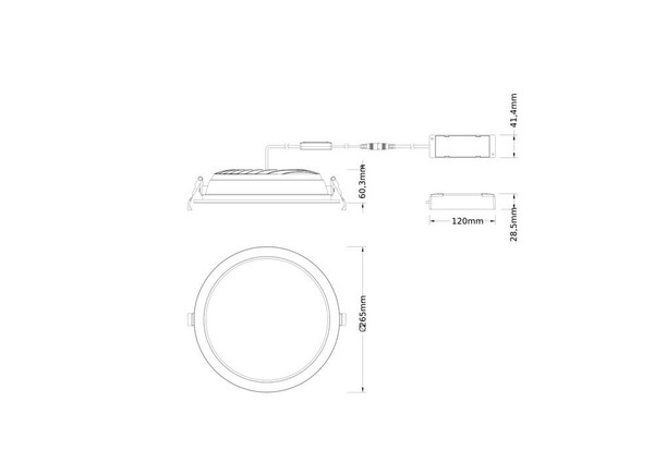 LEDVANCE LED Downlight Einbauleuchte Comfort ⌀27cm 42W-36W-30W warm-/neutralweiss 3000/4000K CCT Ra>90 IP44 4099854491047
