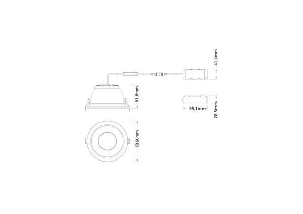 LEDVANCE LED Downlight Einbauleuchte Comfort ⌀16cm 18W-15W-12W warm-/neutralweiss 3000/4000K CCT Ra>90 IP44 4099854491085