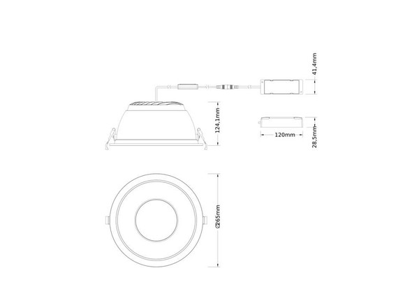 LEDVANCE LED Downlight Einbauleuchte Comfort ⌀27cm 42W-36W-30W warm-/neutralweiss 3000/4000K CCT Ra>90 IP44 4099854491160