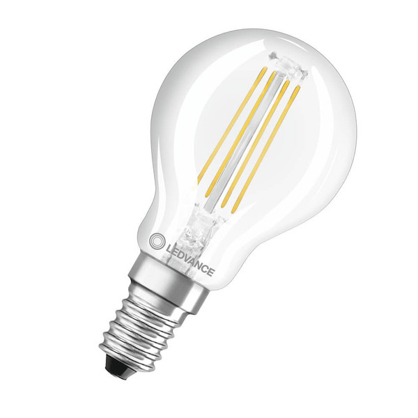 LEDVANCE LED Lampe E14 Classic Filament V P40 4W 470lm Warmweiss 2700K wie 40W 4099854497810