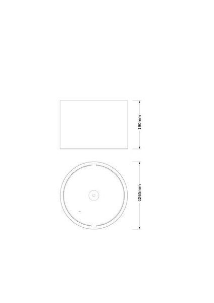 LEDVANCE Zubehör Downlight Comfort Frame D250 WT ⌀27cm 4099854500145
