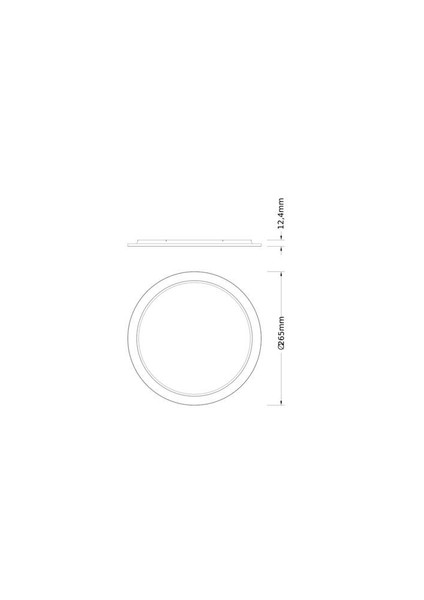 LEDVANCE Zubehör Downlight Comfort Exchangeable Ring D250 GY Exch ⌀27cm 4099854515491