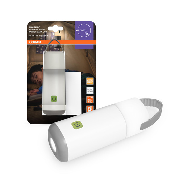 OSRAM LED Nachtlicht NIGHTLUX LANTERN POWERBANK MULTI  Power-bank Warm weiß,Kalt weiß 4099854530913