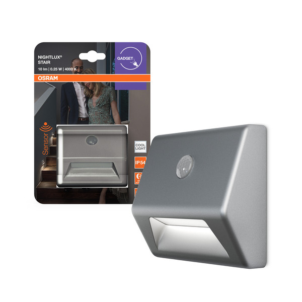 OSRAM LED Nachtlicht NIGHTLUX Stair Silver Neutralweiss 4099854530937