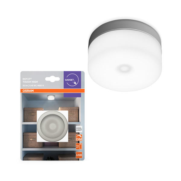 OSRAM LED Nachtlicht DOT-it Touch High White Dimmbar Neutralweiss 4099854531538