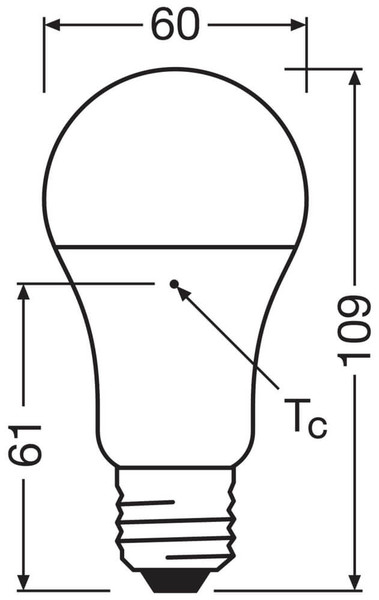 3er-Pack LEDVANCE LED Lampe E27 Value Classic A matt A75 10W 1055lm Warmweiss 2700K wie 75W 4099854539718