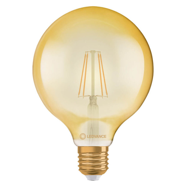 LEDVANCE LED Lampe E27 Globe Filament G80 7W 650lm Extra-Warmweiss 2400K wie 50W 4099854563539