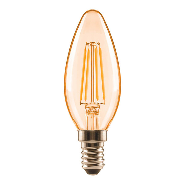 LEDVANCE LED Kerze E14 Classic Filament B33 4.2W 380lm Extra-Warmweiss 2400K wie 33W 4099854567407