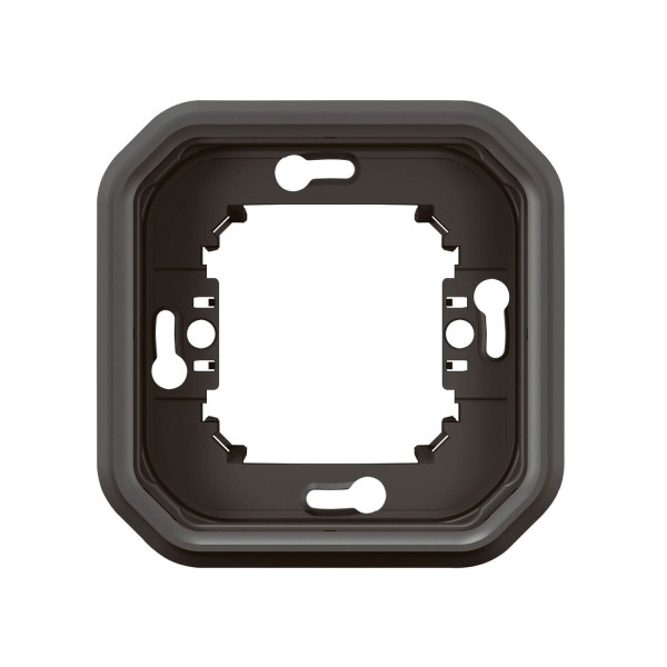 Legrand PLEXO New Feuchtraum Unterputz Tragrahmen, Tragring, 1-fach anthrazit 069606L