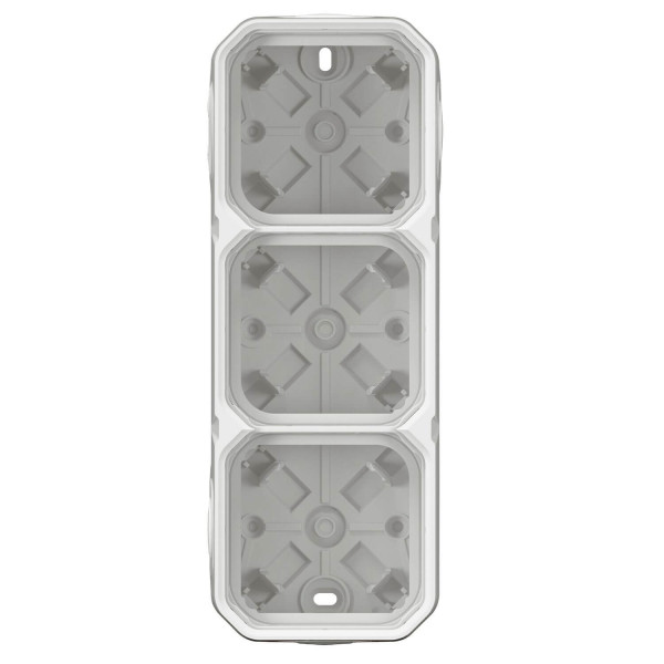 Legrand PLEXO New 3-fach Gehäuse horizontal und vertikal Ultraweiß, 069688L