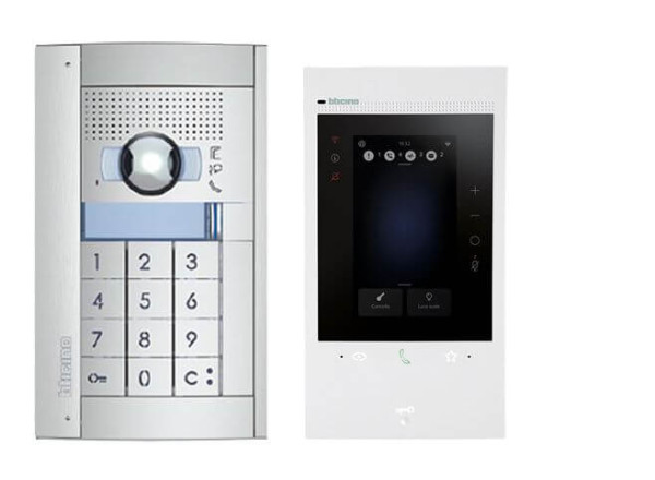 Bticino Flex ONE-Set Classe 300EOS with Netatmo + Sfera Code, erste smarte Wi-Fi-Video-Innenstelle Alexa, 5-Zoll-Touchscreen, App Home+Security, 2-Draht, 363920