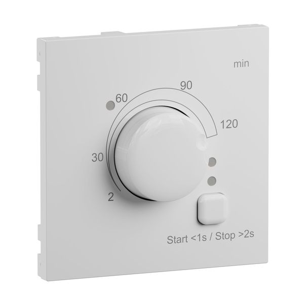 Legrand SEANO Abdeckung für Zeitschalter 2-120 Minuten, Werkstoffgüte: Thermoplast, IP20, IK04, Ultraweiß, 765136