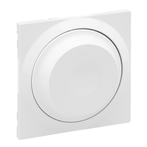 Legrand SEANO Abdeckung für Universal-Drehdimmer, ohne Neutralleiterr, 300W, Ultraweiß, 765140