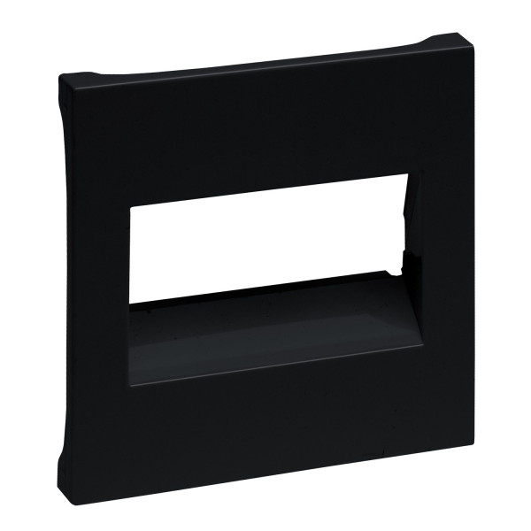 Legrand SEANO Abdeckung RJ45 für 1- und 2-fach Datendosen, Schwarz, 765354