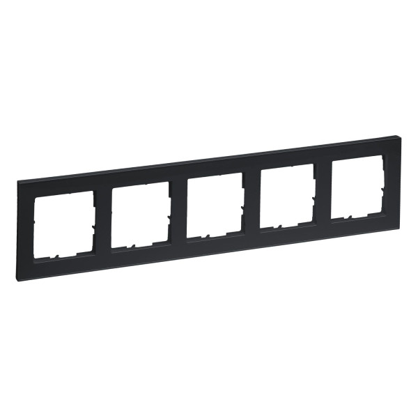 Legrand Seano+ 5-fach Rahmen, nachhaltige Produktion und Verpackung, Anthrazit, 765485