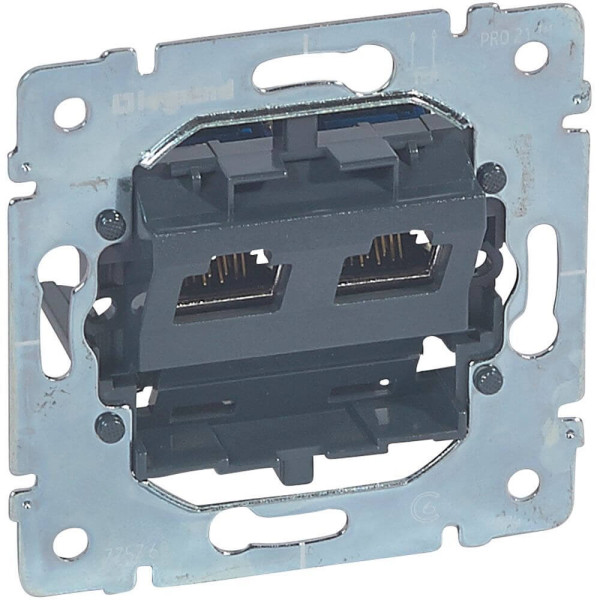 Legrand Creo Einsatz RJ45 STP 2-Fach KAT6 LCS2 775768