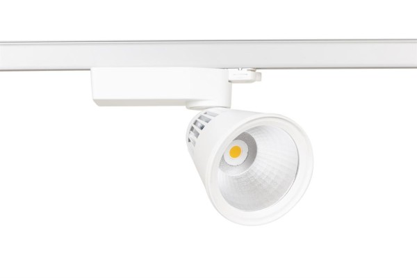 Lival LED-Stromschienenstrahler Trigger Lean 55W 930 4900lm 60° silber 90Ra