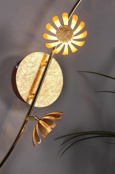 LUCE Design Bloom LED Deckenleuchte 4fach 3000 K 20W Gold
