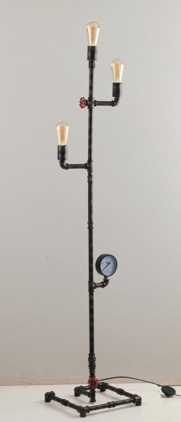 LUCE Design Amarcord Stehleuchte 3fach E27 Rostfarbig Antik