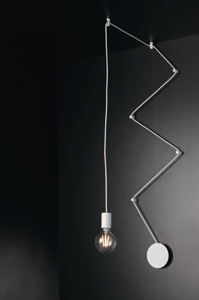 LUCE Design Habitat Deckenleuchte E27 dimmbar Weiß