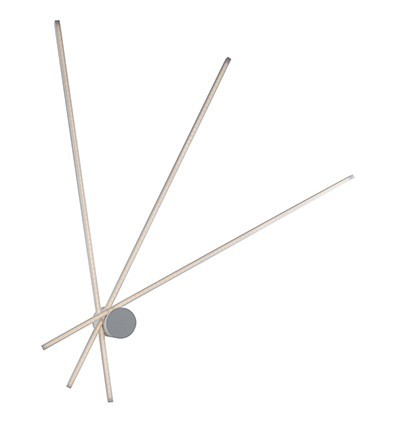 LUCE Design Shanghai LED Wandleuchte 3fach 3000 K 27W Weiss