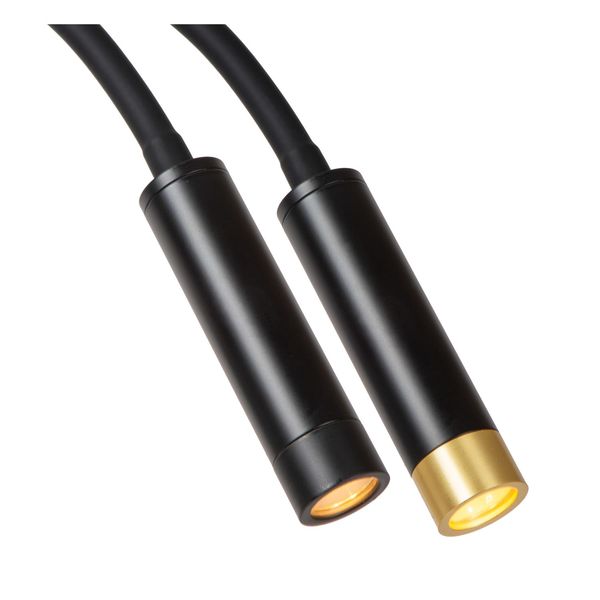 Lucide ALEC LED Wandleuchte G9 3W mit flexiblem Lesearm Schwarz 03246/03/30