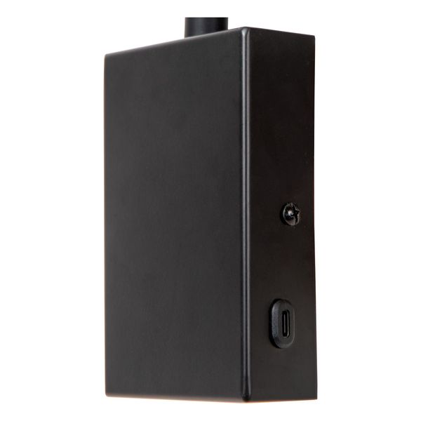 Lucide ALEC LED Wandleuchte G9 3W mit flexiblem Lesearm Schwarz 03246/03/30