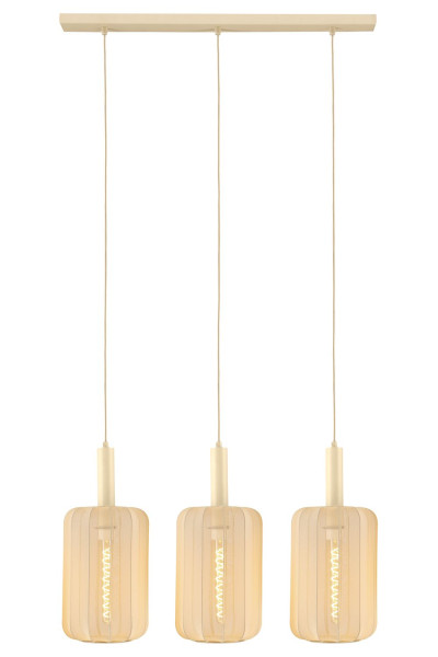 Lucide CORINA Pendelleuchte 3x E27 Beige 03447/03/38
