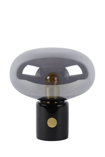 Lucide CHARLIZE Tischlampe E27 Rauchfarbe Grau, Schwarz 03520/01/65