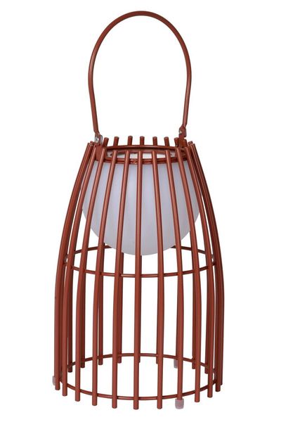 Lucide FJARA LED Tischlampe Außen Outdoor 3-Stufen-Dimmer 0,3W dimmbar Rostfarbe IP44 06801/01/97