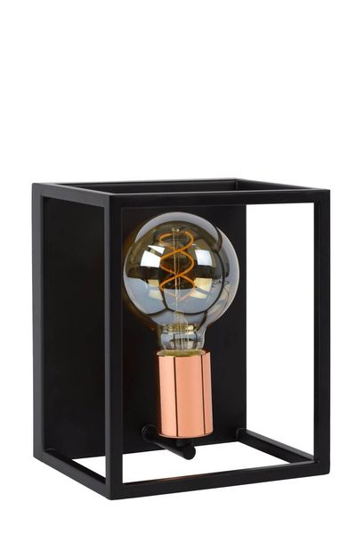 Lucide ARTHUR Wandleuchte E27 Schwarz, Kupfer 08224/01/30