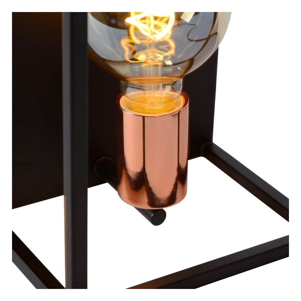 Lucide ARTHUR Wandleuchte E27 Schwarz, Kupfer 08224/01/30