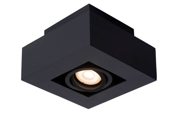 Lucide XIRAX LED Deckenleuchte GU10 Dim-to-warm 5W dimmbar 360° drehbar Schwarz 95Ra 09119/06/30