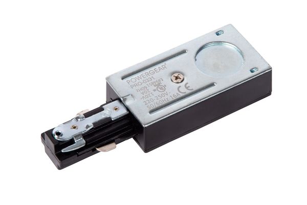 Lucide TRACK Endeinspeiser 1-Phasen Stromschienensystem Einzel Schwarz 09950/03/30