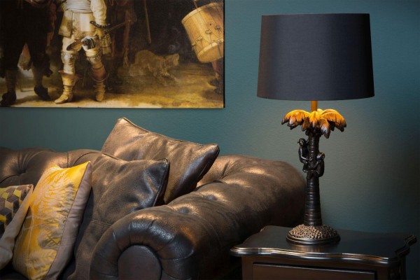 Lucide EXTRAVAGANZA COCONUT Tischlampe E27 Schwarz 10505/81/30